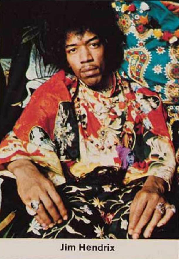 1969 Bergmann-Verlag Show-Top-Stars Jimi Hendrix # Non-Sports Card