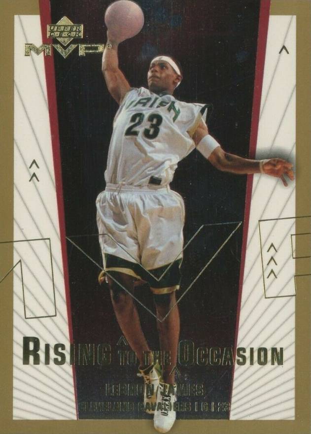 2003 Upper Deck MVP Rising to the Occasion LeBron James #RO2 Basketball Card