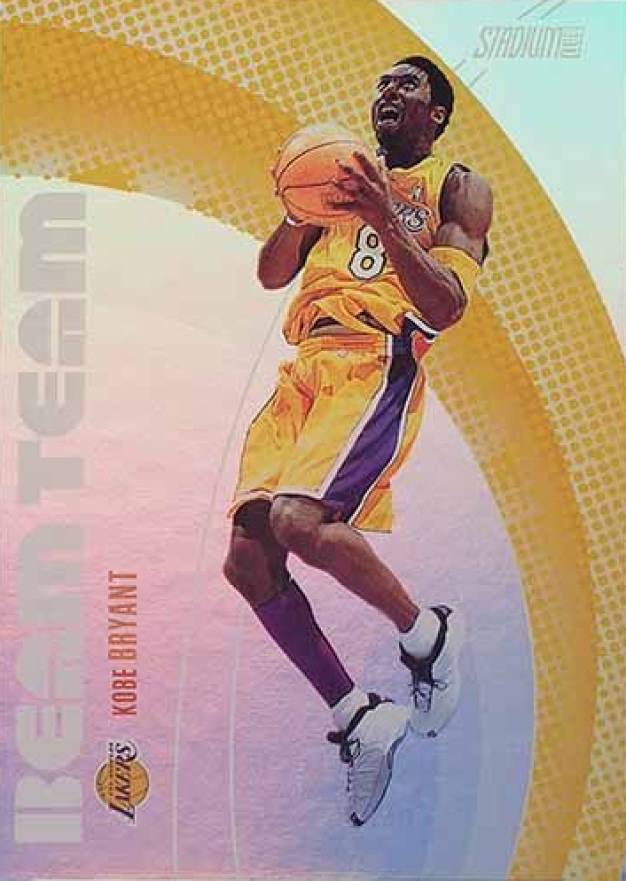2002 Stadium Club Beam Team Kobe Bryant #BT9 Basketball Card