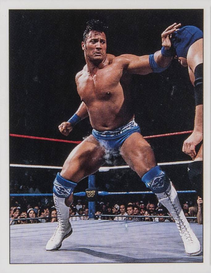 1997 Panini WWF Superstars Stickers Rocky Maivia #113 Boxing & Other Card