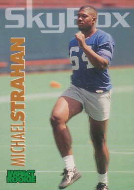 1993 Skybox Impact  Michael Strahan #398 Football Card