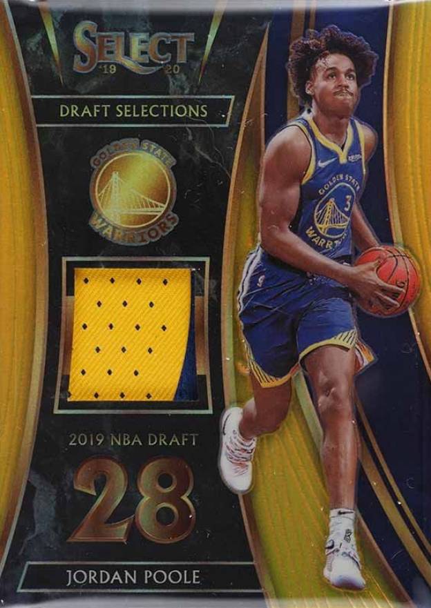 2019 Select Draft Selections Memorabilia Jordan Poole #DSJPL Basketball Card