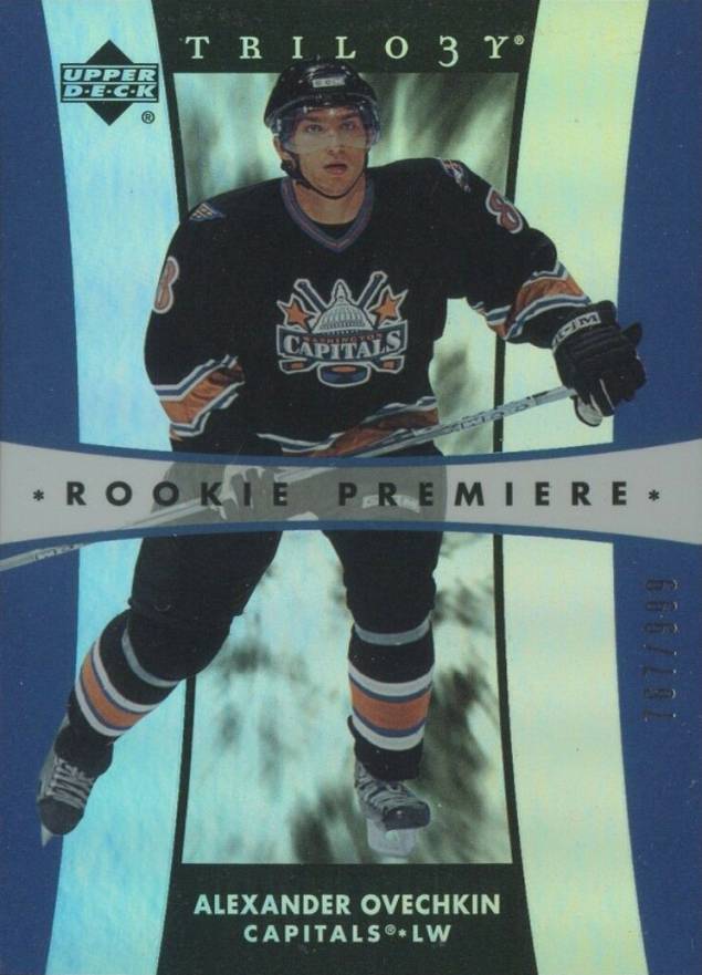 2005 Upper Deck Trilogy Alexander Ovechkin #220 Hockey Card