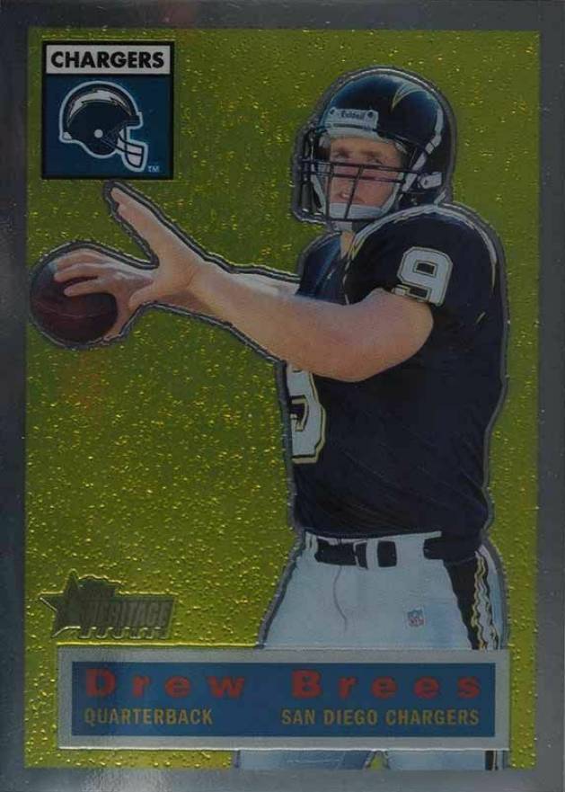 2001 Topps Heritage  Drew Brees #116 Football Card