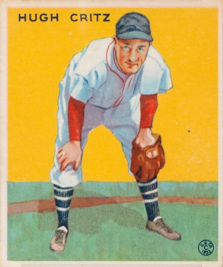 1933 Goudey Hugh Critz #238 Baseball Card