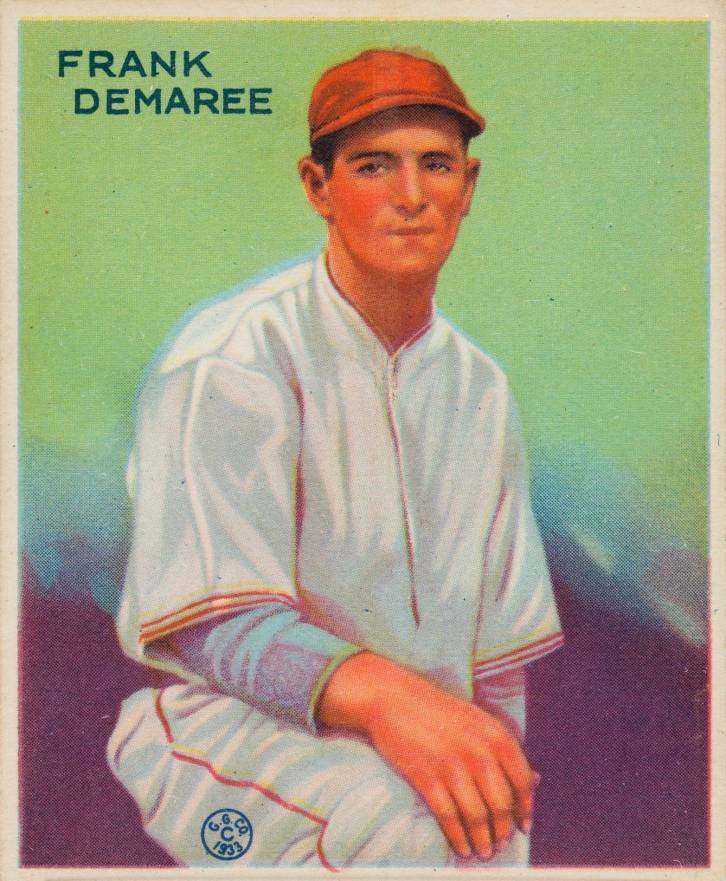 1933 Goudey Frank Demaree #224 Baseball Card