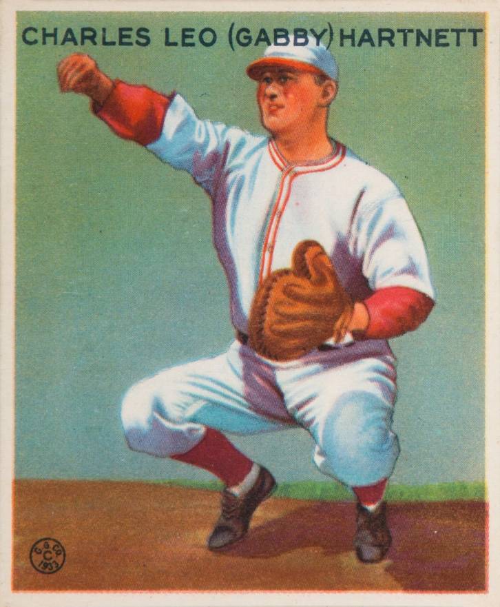 1933 Goudey Charles Leo (Gabby) Hartnett #202 Baseball Card