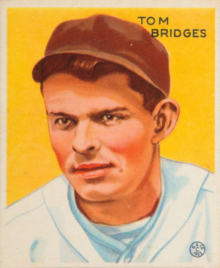 1933 Goudey Tom Bridges #199 Baseball Card