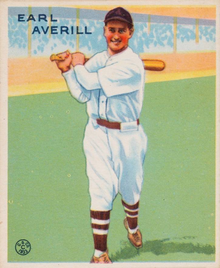 1933 Goudey Earl Averill #194 Baseball Card