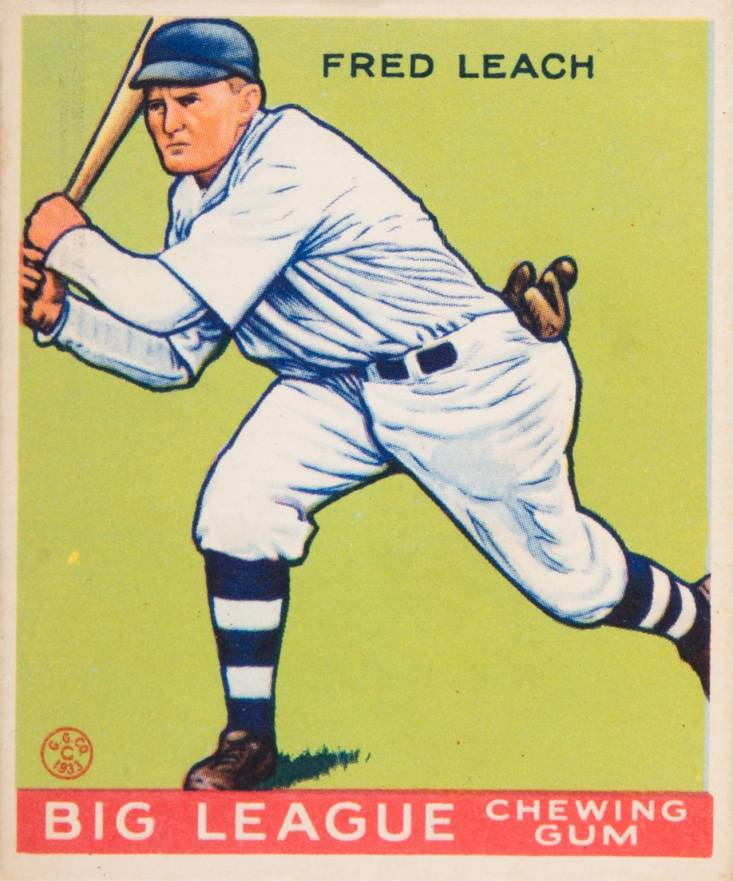 1933 Goudey Fred Leach #179 Baseball Card