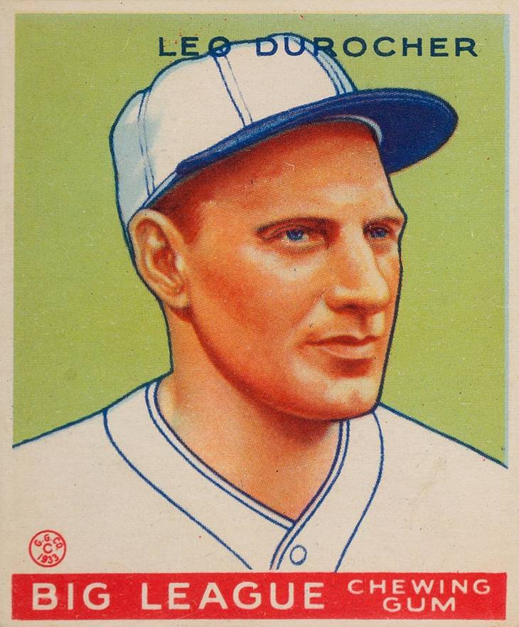 1933 Goudey Leo Durocher #147 Baseball Card