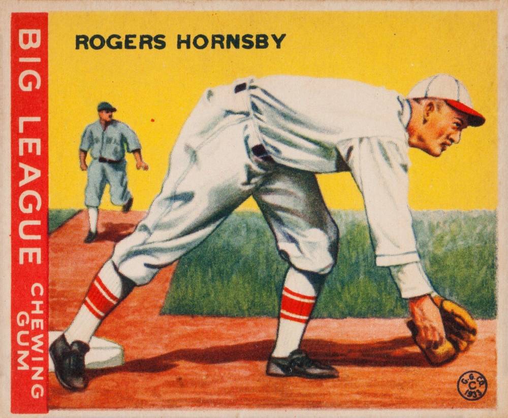 1933 Goudey Rogers Hornsby #119 Baseball Card