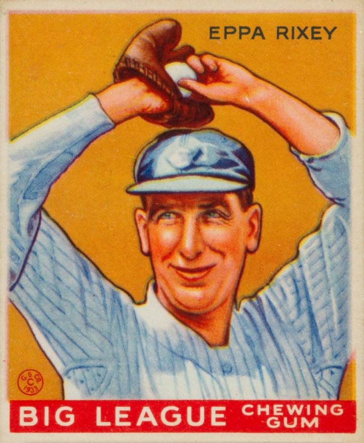1933 Goudey Eppa Rixey #74 Baseball Card