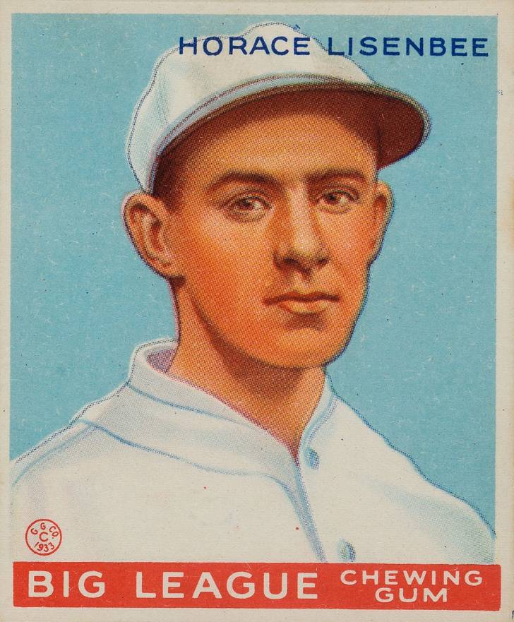 1933 Goudey Horace Lisenbee #68 Baseball Card