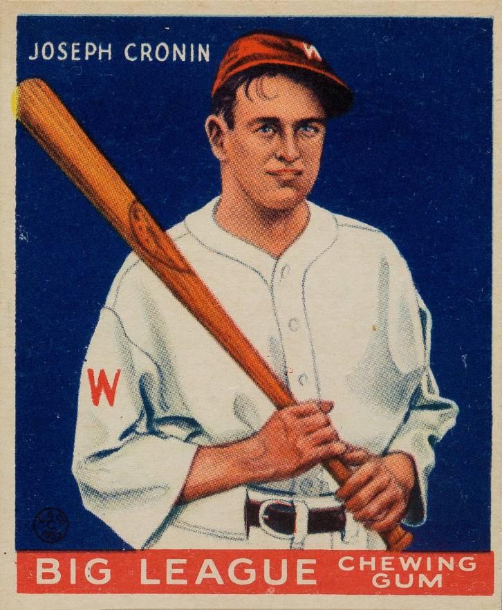 1933 Goudey Joe Cronin #63 Baseball Card
