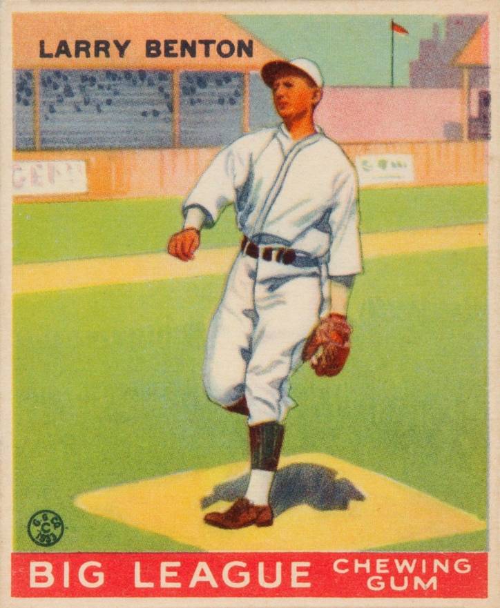 1933 Goudey Larry Benton #45 Baseball Card