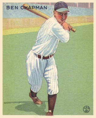1933 Goudey Ben Chapman #191 Baseball Card