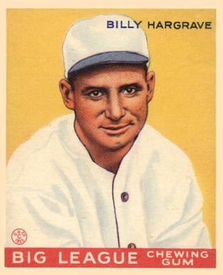 1933 Goudey Billy Hargrave #172 Baseball Card