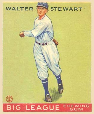 1933 Goudey Walter Stewart #146 Baseball Card
