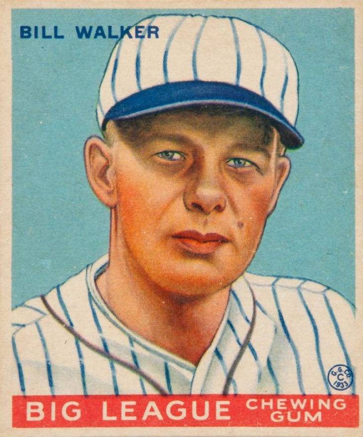 1933 Goudey Bill Walker #94 Baseball Card
