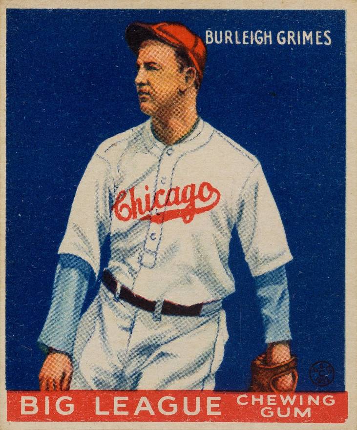 1933 Goudey Burleigh Grimes #64 Baseball Card