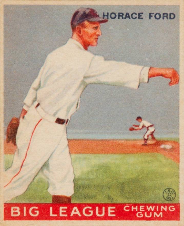 1933 Goudey Horace Ford #24 Baseball Card