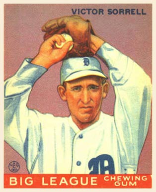 1933 Goudey Victor Sorrell #15 Baseball Card