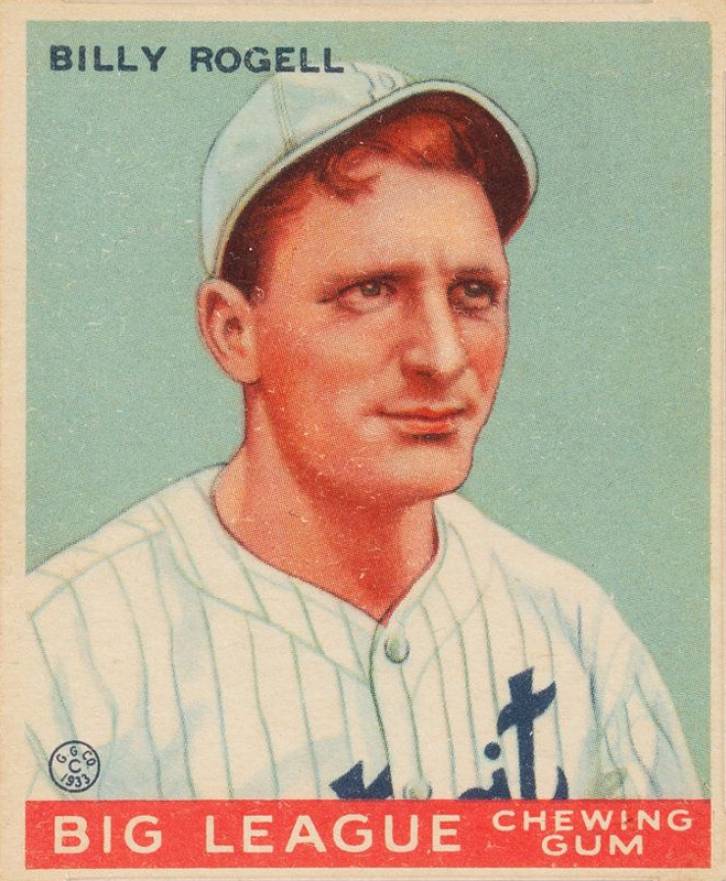 1933 Goudey Billy Rogell #11 Baseball Card
