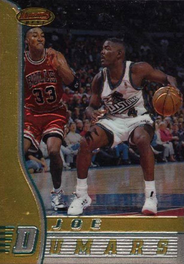 1996 Bowman's Best Joe Dumars #76 Basketball Card