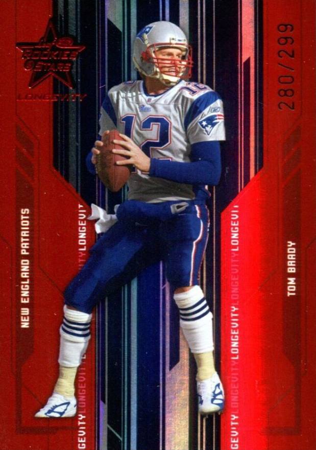 2005 Leaf R & S Longevity Tom Brady #57 Football Card