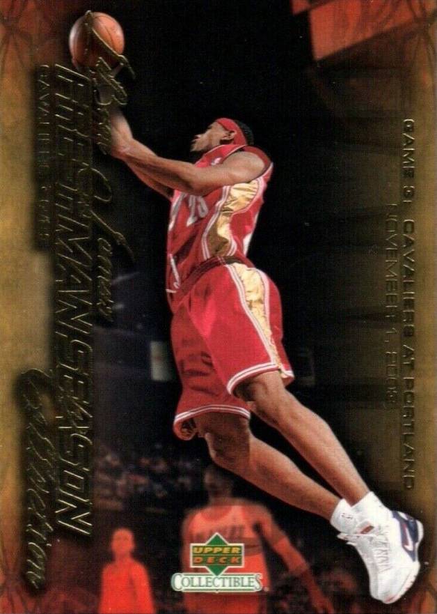 2003 Upper Deck Collectibles LeBron James Freshman Season LeBron James #3 Basketball Card