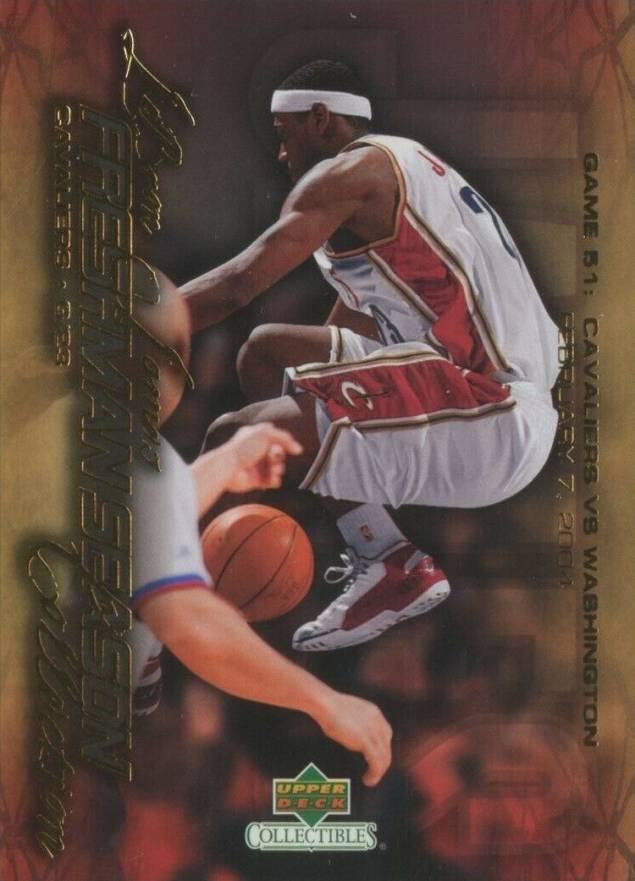 2003 Upper Deck Collectibles LeBron James Freshman Season LeBron James #51 Basketball Card