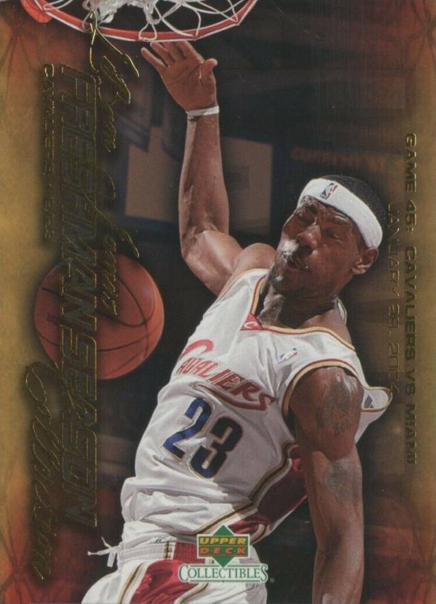 2003 Upper Deck Collectibles LeBron James Freshman Season LeBron James #44 Basketball Card