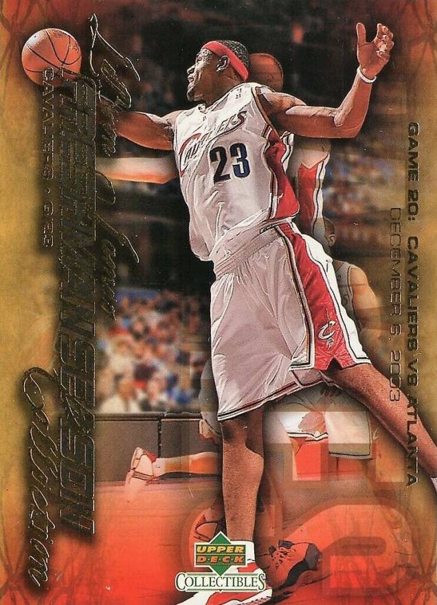 2003 Upper Deck Collectibles LeBron James Freshman Season LeBron James #21 Basketball Card