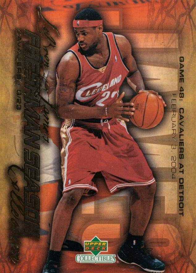 2003 Upper Deck Collectibles LeBron James Freshman Season LeBron James #48 Basketball Card