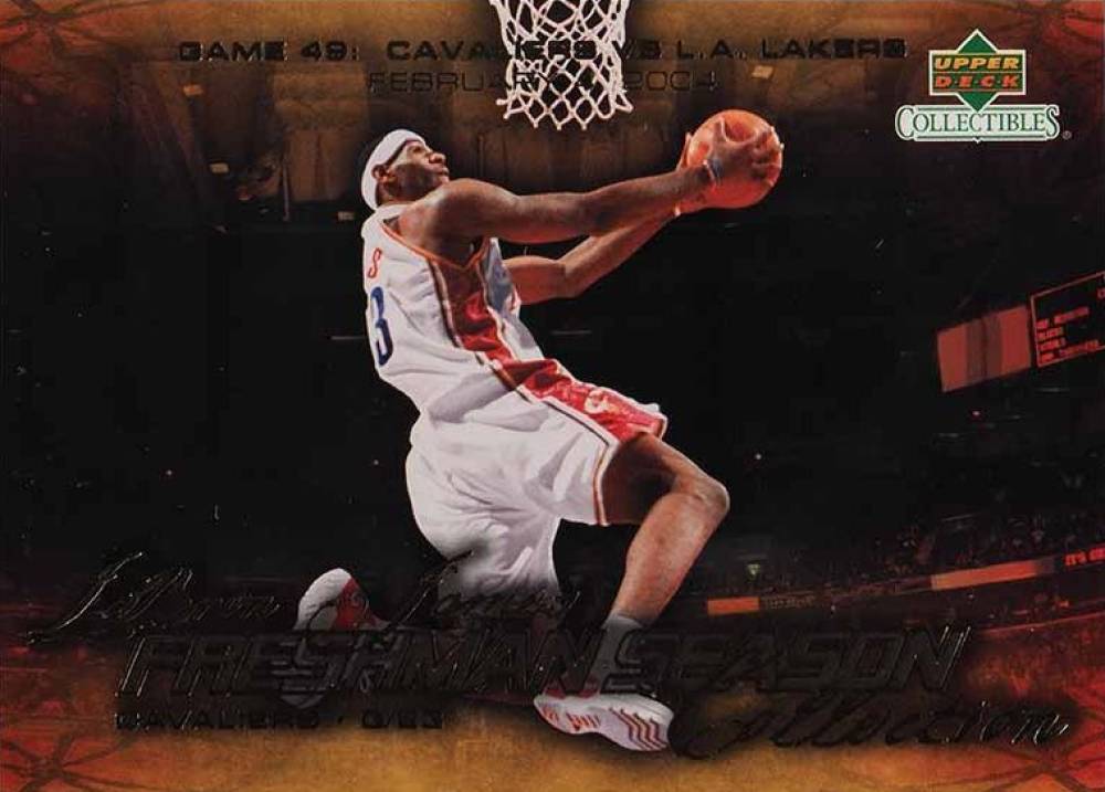 2003 Upper Deck Collectibles LeBron James Freshman Season LeBron James #49 Basketball Card