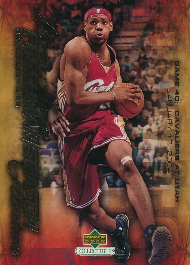 2003 Upper Deck Collectibles LeBron James Freshman Season LeBron James #42 Basketball Card