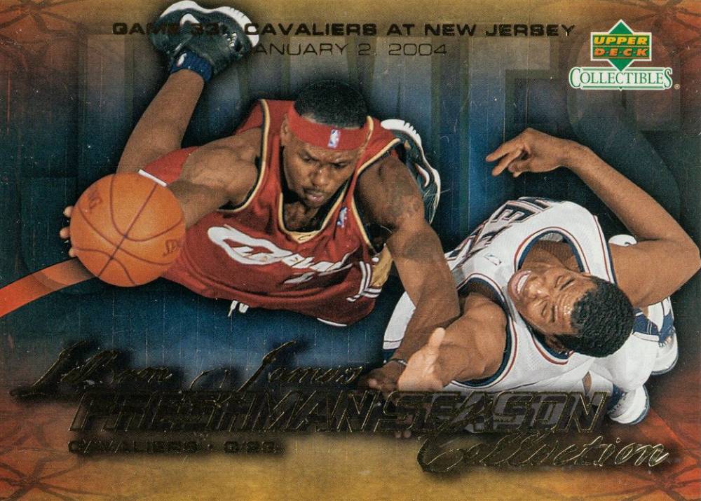2003 Upper Deck Collectibles LeBron James Freshman Season LeBron James #34 Basketball Card