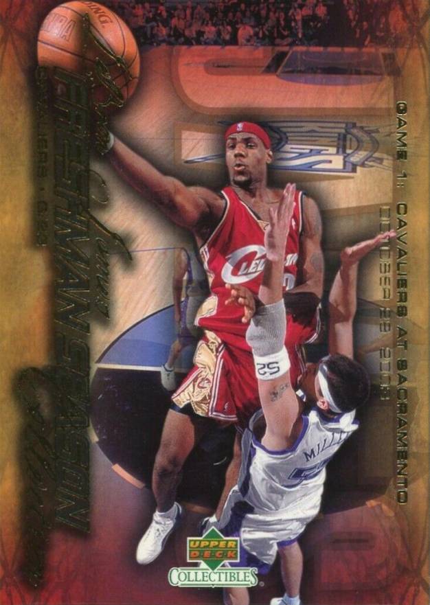 2003 Upper Deck Collectibles LeBron James Freshman Season LeBron James #1 Basketball Card