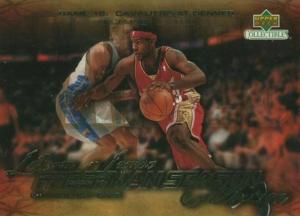 2003 Upper Deck Collectibles LeBron James Freshman Season LeBron James #19 Basketball Card