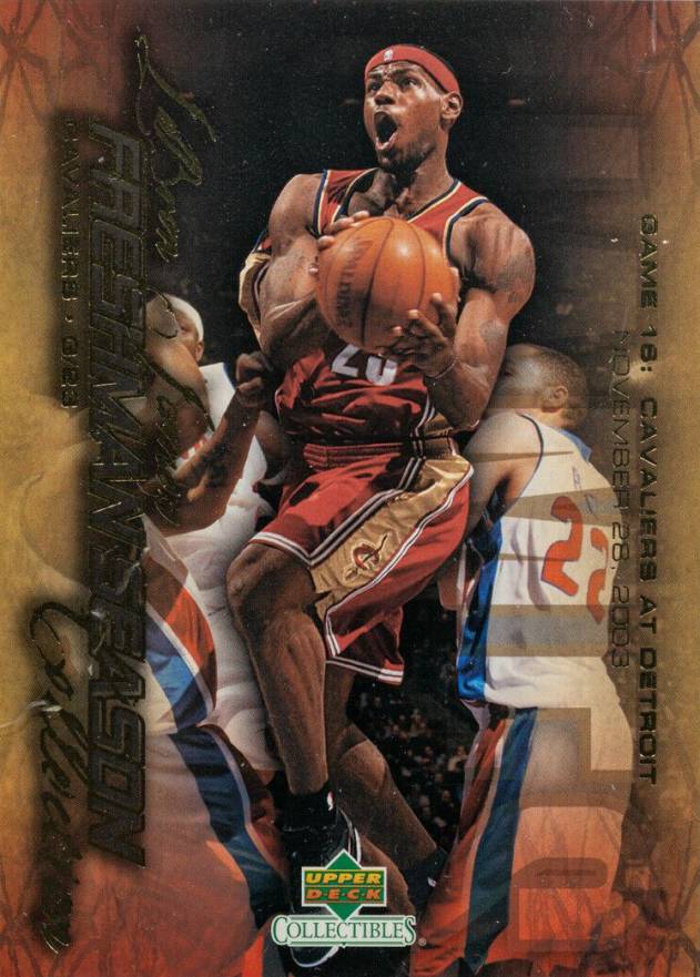 2003 Upper Deck Collectibles LeBron James Freshman Season LeBron James #16 Basketball Card