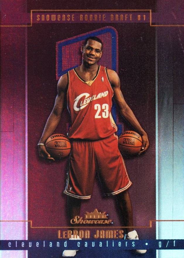 2003 Fleer Showcase LeBron James #130 Basketball Card