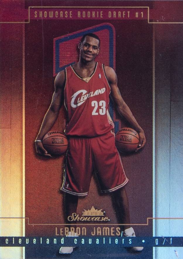 2003 Fleer Showcase LeBron James #130 Basketball Card