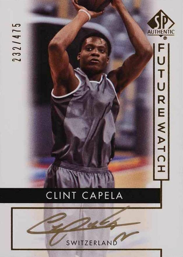 2014 SP Authentic Clint Capela #81 Basketball Card
