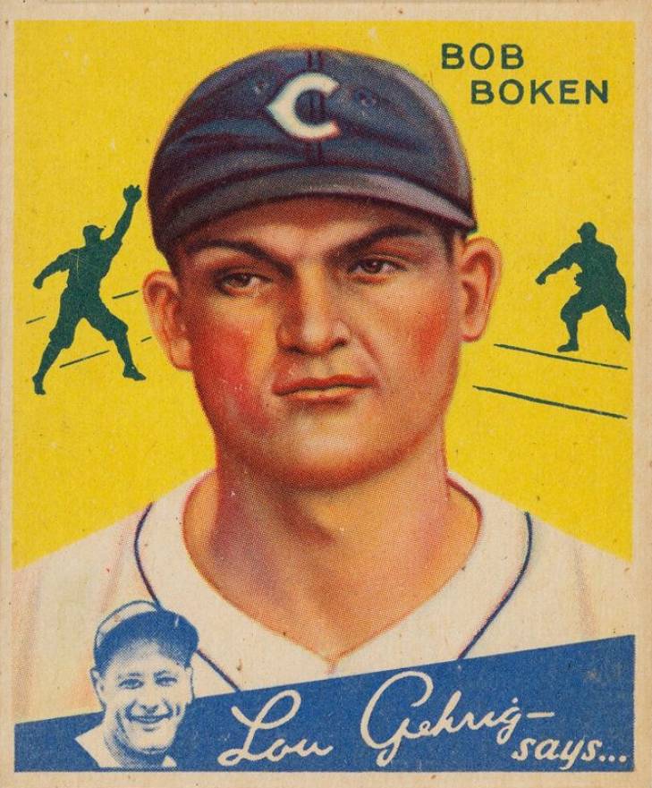 1934 Goudey Bob Boken #74 Baseball Card