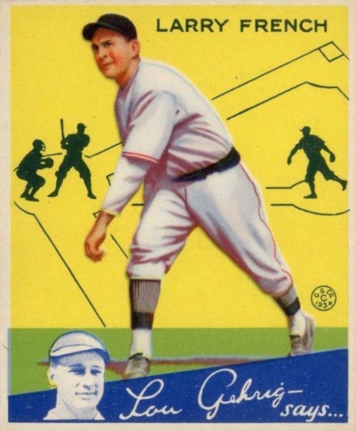 1934 Goudey Larry French #29 Baseball Card