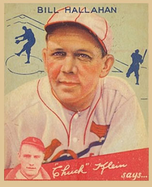 1934 Goudey Bill Hallahan #82 Baseball Card
