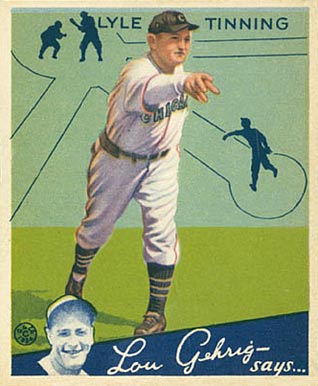 1934 Goudey Lyle Tinning #71 Baseball Card