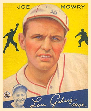 1934 Goudey Joe Mowry #59 Baseball Card