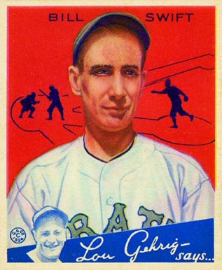 1934 Goudey Bill Swift #57 Baseball Card
